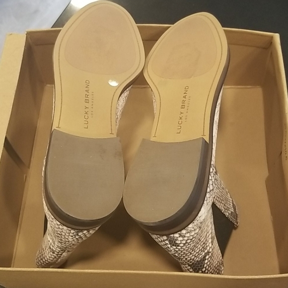 💕LUCKY BRAND💕 Jaime Snake Ankle Boots 8.5 NEW - Picture 13 of 15